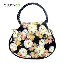 Floral Print Women Bag PU Leather Handbags National Shoulder Bags Coin Purse Clutch 1STL ELY