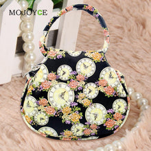 Floral Print Women Bag PU Leather Handbags National Shoulder Bags Coin Purse Clutch 1STL ELY