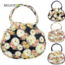 Floral Print Women Bag PU Leather Handbags National Shoulder Bags Coin Purse Clutch 1STL ELY