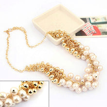 Gold Beads Choker Necklace Pendant Necklaces Women Statement Jewelry Retro Beauty Accessorios Collares Necklace ELY