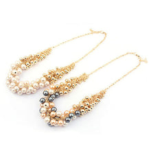 Gold Beads Choker Necklace Pendant Necklaces Women Statement Jewelry Retro Beauty Accessorios Collares Necklace ELY