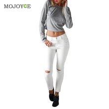 Grey Cotton Blend Long Sleeve T Shirt Women Backless Crop Tops Sexy O Neck Casual Tops Tee 1STL ELY