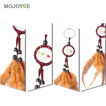 Handmade Dream Catcher Net Key Chain With Feathers Car Key buckle Pretty Decoration Car Key buckle Gift 1STL ELY