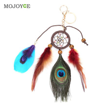 Handmade Dreamcatcher Feathers Car Bag Keychain Key Rings 1STL ELY