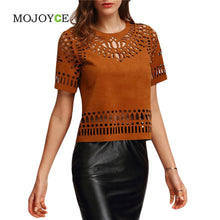 Hollow Out T Shirt Women Zipper Sexy Tops Casual Tee Shirt Femme Short Crew Neck Cropped Blusas Femininas Women Tops ELY