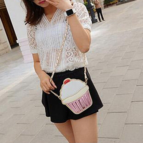 Ice Cream Women Messenger Bags Leather Shoulder Bags Famous Brand Small Crossbody Shoulder Bag Clutch Purse Bag Feminina ELY