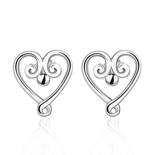 Jewelry Women's silver plated cloud heart stud earings Bijoux Earrings For Wedding 58 ELY