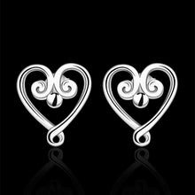 Jewelry Women's silver plated cloud heart stud earings Bijoux Earrings For Wedding 58 ELY
