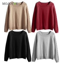 Knitted Women Sweater Long Sleeve Knitwear Jumper Pullover Tops Outwear Long Sleeves Women Sweaters and Pullovers ELY