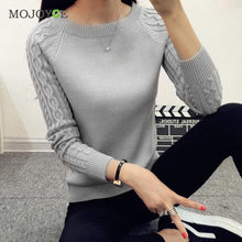 Knitted Women Sweater Long Sleeve Knitwear Jumper Pullover Tops Outwear Long Sleeves Women Sweaters and Pullovers ELY