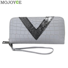 Lady Women Long Card Holder Case Leather Clutch Wallet Purse Credit Card Wallet Ticket Credit Card Bag Case Pocket ELY