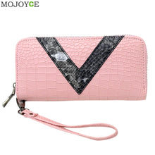 Lady Women Long Card Holder Case Leather Clutch Wallet Purse Credit Card Wallet Ticket Credit Card Bag Case Pocket ELY