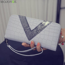Lady Women Long Card Holder Case Leather Clutch Wallet Purse Credit Card Wallet Ticket Credit Card Bag Case Pocket ELY