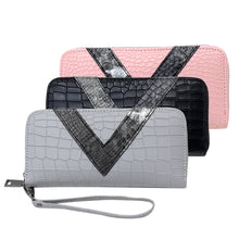 Lady Women Long Card Holder Case Leather Clutch Wallet Purse Credit Card Wallet Ticket Credit Card Bag Case Pocket ELY