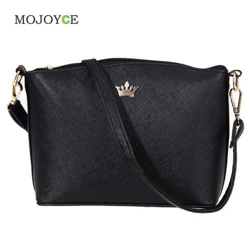 Leather Women Bag Small Imperial Crown Candy Color Handbags Clutches Crossbody Women Messenger Bags Bolsa Feminina ELY