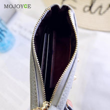 Leather Women Wallets Small Wallets Zipper Wallet for Women Brand Short Leather Purse Clutch Money Bag1STL ELY
