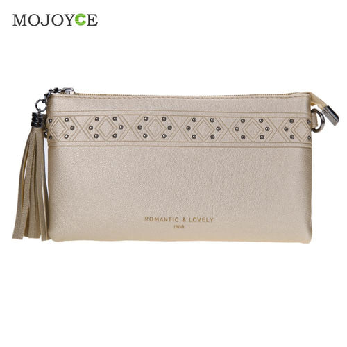 Leisure PU Leather Wallet Women Bag Zipper Shoulder Crossbody Bag Purse Clucth Women Leather Handbag bolsa feminina ELY