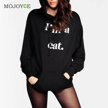 Letter Print Pullover Sweatshirt Women Casual Jumper Hoodie Black Long Sleeve Coat Sweatshirt Hoodies Women M L XL ELY