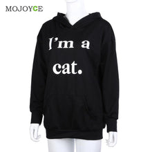 Letter Print Pullover Sweatshirt Women Casual Jumper Hoodie Black Long Sleeve Coat Sweatshirt Hoodies Women M L XL ELY