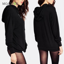 Letter Print Pullover Sweatshirt Women Casual Jumper Hoodie Black Long Sleeve Coat Sweatshirt Hoodies Women M L XL ELY