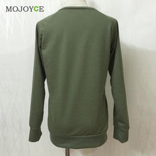 Long Sleeve Sweatshirt Women Jumper Women Hoodies Sweatershirt Pullover Coat Tops Army Green Hoodies Women Plus Size ELY