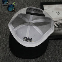 Men Bboy Brim Adjustable Baseball Cap Snapback Hip-Hop Hat Stitchwork Baseball Hats Adjustable Hats ELY