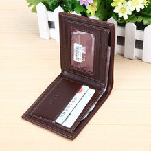 Men PU Leather Wallet Card Clutch Cente Bifold Wallet Mens Card Holder Plaid Design Purses Pockets 1STL ELY