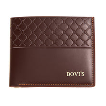 Men PU Leather Wallet Card Clutch Cente Bifold Wallet Mens Card Holder Plaid Design Purses Pockets 1STL ELY