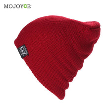 Men Slouch Slouchy Beanie Knit Skull Snowboard Cap Knitted Hats Soft Beanie Gorro Cap ELY