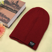 Men Slouch Slouchy Beanie Knit Skull Snowboard Cap Knitted Hats Soft Beanie Gorro Cap ELY