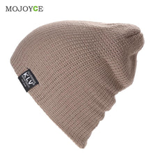 Men Slouch Slouchy Beanie Knit Skull Snowboard Cap Knitted Hats Soft Beanie Gorro Cap ELY