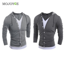 Men V Neck Long Sleeve Hooded Sweatshirt Men Casual Slim Hoodies Men Tops Tee Shirts Hoodies ELY