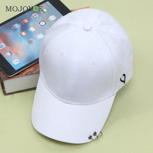 Men Women Hat Ring Hip Hop Curved Strapback Baseball Cap Gorra Snapback Baseball Hat Gorras Planas Hip Hop Snapback Cap ELY