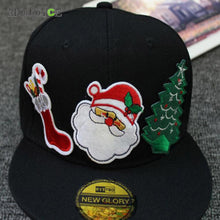 Men Women Snapback Adjustable Baseball Cap Stitchwork Father Christmas Hat Hip Hop Cap Baseball hat for Christmas 1STL ELY