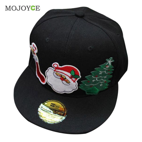 Men Women Snapback Adjustable Baseball Cap Stitchwork Father Christmas Hat Hip Hop Cap Baseball hat for Christmas 1STL ELY