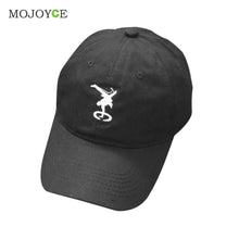 Men bboy Hip Hop adjustable Baseball Hat Cotton Snapback Hat Cap Black Stitchwork Cap ELY