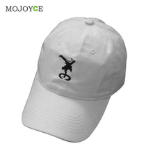 Men bboy Hip Hop adjustable Baseball Hat Cotton Snapback Hat Cap Black Stitchwork Cap ELY