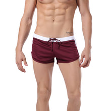 Men's Low-waist Beach Trunks Shorts Breathable Leak-Proof Slim Pants Board Shorts 1STL ELY