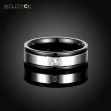 Men's Ring Simple 18K Gold-Plated Titanium Steel Rings ELY