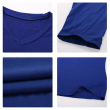 Men's Slim Fit Cotton T Shirts V-Neck Long Sleeve T-Shirt Tops Letter Print Tee Shirt Casual Men Tops Men Clothing ELY