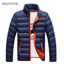 Men's Duck Down Jacket Coat Slim Short Parkas Warm Cotton Coat Thicken Jacket Plus Size Down Coat ELY