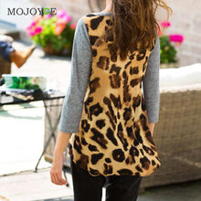 Leopard Printed Women Tops Long Sleeve T Shirt Women Tee Shirt Tops Blusa camisas femininas 1STL ELY