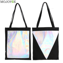 Sequins Women Handbag Canvas Handbags Briefcase Shoulder Bag Tote Women Bag Purse sac a main femme Bolsos Mujer ELY