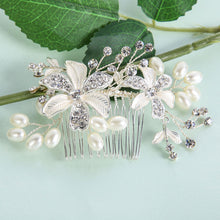 Wedding Flower Party Bridal Hairwear Tiara Crystal Flower Party Bridal Hair Jewelry Hair Combs Tiara 1STL ELY