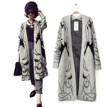 Women's Long Knitted Cardigan Loose Casual Sweater Lady Jacket Coat ELY