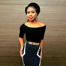 Womens Two Piece Off Shoulder Top and Pencil Midium Skirt Set Sexy Bandage Bodycon Party Dress 1STL ELY