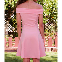 Off Shoulder Slash Neck Women Dress Temperament Pure Color Sleeveless Strapless Dress Slim Beach Sundress Vestido ELY