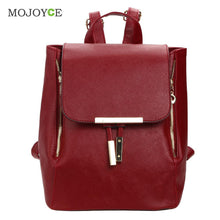 PU Leather Backpack Women Mochila Backpacks for Teenage Girls School Bags for Teenagers Bagpack Mochilas Mujer ELY