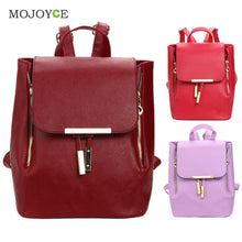 PU Leather Backpack Women Mochila Backpacks for Teenage Girls School Bags for Teenagers Bagpack Mochilas Mujer ELY