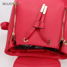 PU Leather Backpack Women Mochila Backpacks for Teenage Girls School Bags for Teenagers Bagpack Mochilas Mujer ELY